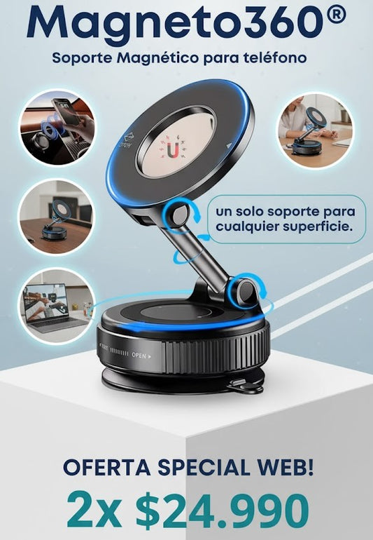 📱 MagnaCharge Pro™ – Soporte Celular Magnético Plegable
